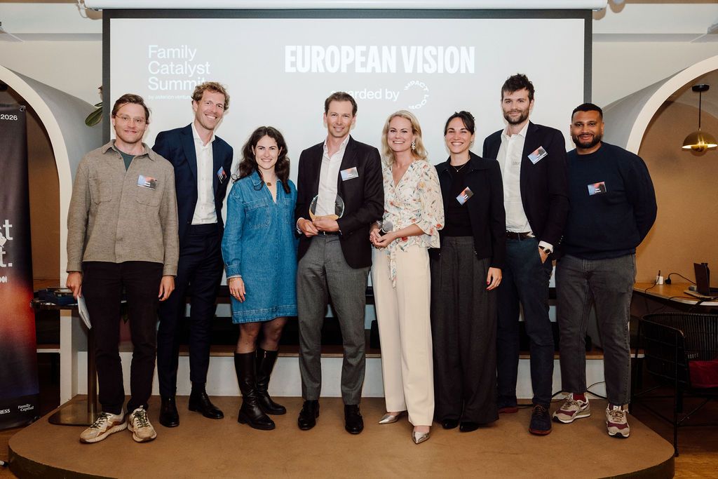 Remise du European Vision Award à Julien Firmenich, Family Catalyst Summit 2026