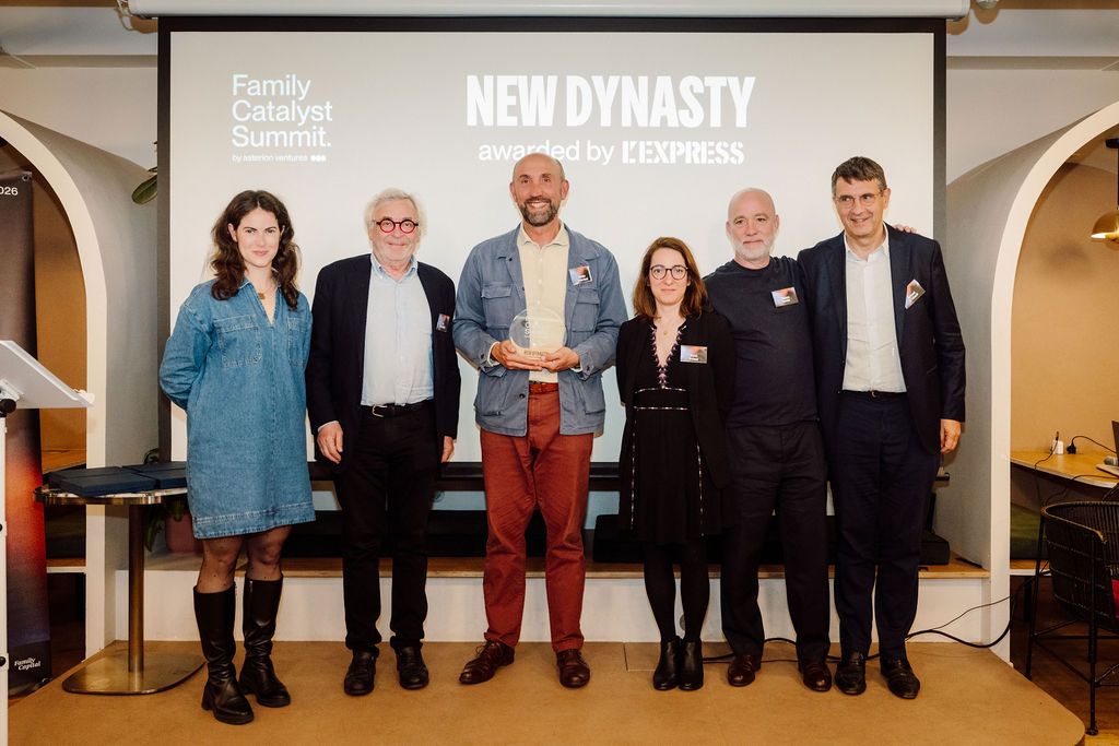 Remise du New Dynasty Award à Antoine Lemarchand, Family Catalyst Summit 2026